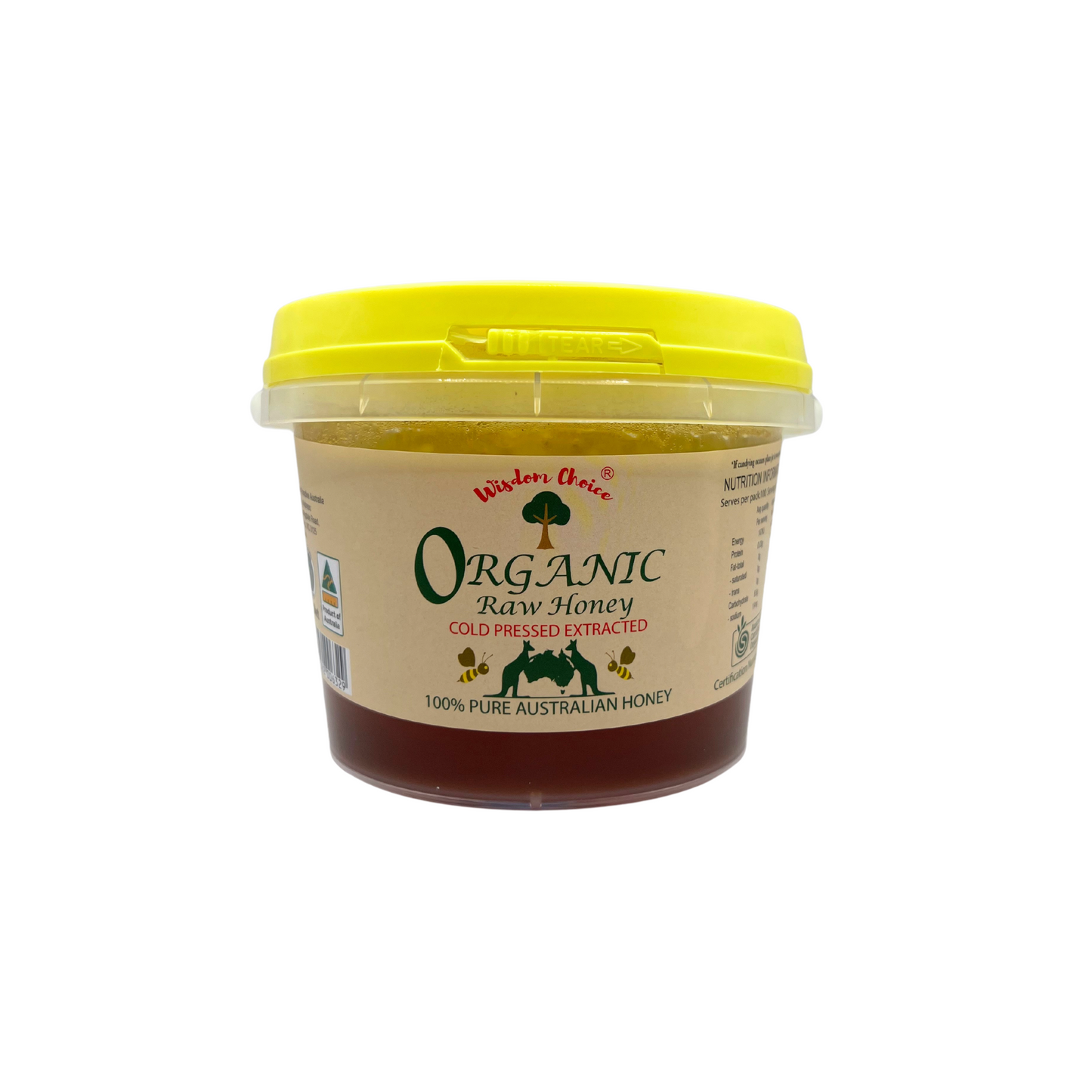 Organic Raw Unprocessed Honey